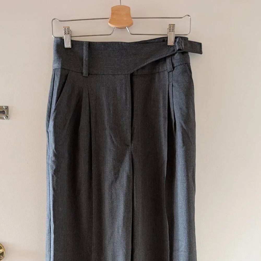 Sezane Aldo Trousers in Mottled Grey - Picture 9 of 10